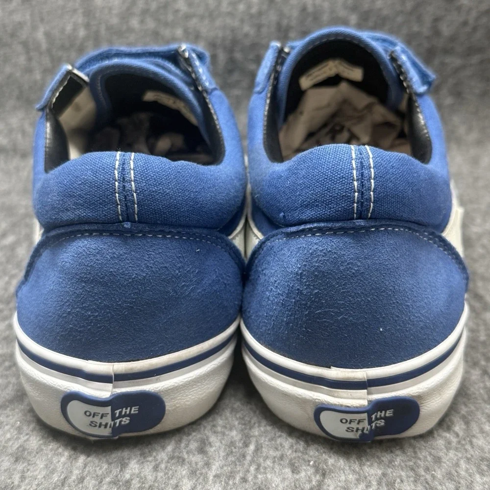 Revenge X Storm Low Top Lace Up Men's Sneakers Blue/White Solid Casual